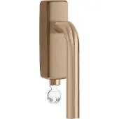Formani Basics LB3-DKLOCK-O draaikiepgarnituur afsluitbaar - PVD licht brons