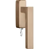 Formani Basics BSQ1-DKLOCK-O draaikiepgarnituur afsluitbaar - PVD licht brons