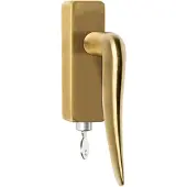 Formani Basics LB20-DKLOCK-O draaikiepgarnituur afsluitbaar rechtsdraaiend - PVD mat goud