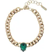 Otazu Emerald Shackle Bracelet Size: OS | Bracelets Outlet | Dames | Groen