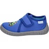 Lico Cookie Boy huisschoen, blauw/grijs/geel, maat 25 EU