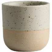 Nordal Grainy kopjes S beige set van 6 stuks - 57055