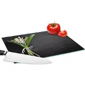 KitchenYeah Glazen Snijplank - 28x20 - bloemen-5-1-1 - Snijplanken Glas