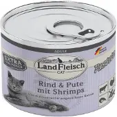 LANDFLEISCH Katten Pas. 6x195g - Rundvlees, Kalkoen & Garnalen