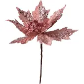 Clayre & Eef Kunstplant Kerstster Ø 22x25 cm Roze Kunststof