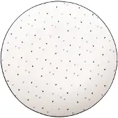 Clayre & Eef Ontbijtbord Ø 20 cm Wit Porselein Hartjes
