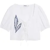 Desigual Blouse navy / wit