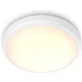 Philips Doris LED buitenlamp IP54 2.700K wit, wit / opaal, metaal, LED plafondlamp