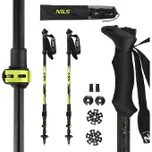 NILS Verstelbare trekkingstokken Nordic Walking aluminium 7075