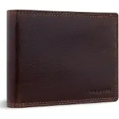 Bugatti Leer portemonnee Savona Wallet With Flap 7CC Brown donkerbruin