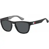 Tommy Hilfiger Tommy Hiliger grijze zwarte zonnebril met lens