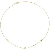 Jackie 14K Gold Dalí ketting van 14 karaat geelgoud
