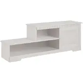DOMUS Carol-Lowboard - 1-deur - Wit Grenen