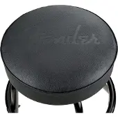 Fender Embossed Black Logo Barstool Black-Black 30"
