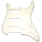 Fender 11-Hole Modern-Style Stratocaster Pickguard S/S/S Parchment