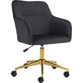 Notio Living Caspar-Bureaustoel - Grijs Goud