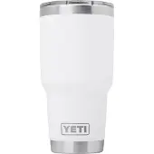 Yeti Rambler Tumbler Cup 30oz Mag Slider Lid, White, thermosbeker met deksel, 887 ml
