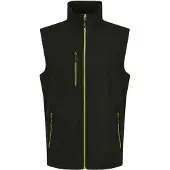 Regatta Heren Navigate Softshell 2-laags bodywarmer (Zwart/Lijkgroen)