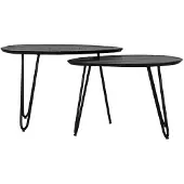 Label51 - Salontafel Frisk - Zwart - 43x68x44cm