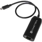 Sonnet Technologies Solo 2.5G USB-C 2.5Gb Ethernet-adapter (USB-C, RJ45/LAN (1x)), Netwerkadapter, Zwart