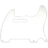 Fender Pickguard Tele 5-Hole White - Pickguard