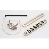 Duesenberg Piezo Bridge nikkel, afstand bouten 73,5mm - Gitaaronderdeel