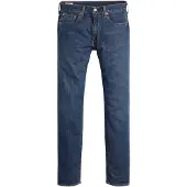 Levi's Jeans '502 Taper Linen + Denim' donkerblauw