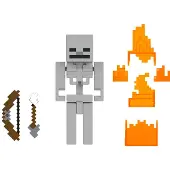 Minecraft Skeleton Core Figure, 6 jaar, , Meerkleurig, Kunststof