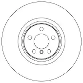 TRW DF6978S Remschijf
