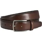 Lindenmann leren heren riem - donker cognac