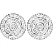 Nachtmann Ethno bord 2-pack, kristalglas, Ø23 cm