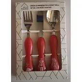 Villa Volance Kinderbestekset 3-delig Notenkraker Rood