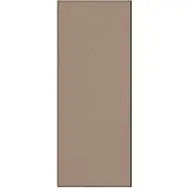 vidaXL Deurmat Beige en Zwart 120 x 300 cm 100% Polyamide
