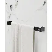 Nortiq T&B handdoekstang – 51,7cm – mat zwart