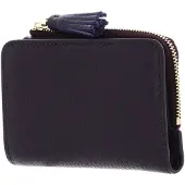 Coccinelle Leren portemonnee Tassel Wallet Prune donkerpaars