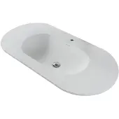 SaniGoods Girona wastafel wit mat 100x52.5cm