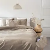 Town & Country Kussensloop Boston 300TC Taupe-60 x 70 cm (standaard)