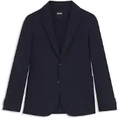 BOSS Slim-fit colbert van machinewasbaar stretchmateriaal Maat 54