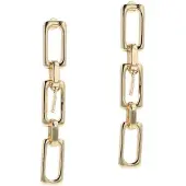 Otazu Rectangular Earrings Size: OS | Earrings Outlet | Dames | Goud
