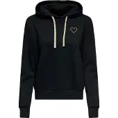 ONLY Sweatshirt 'ONLNoli' goudgeel / zwart