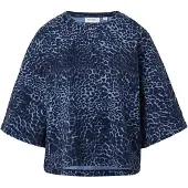 Comma casual identity Shirt donkerblauw