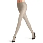 Falke Family eenkleurig katoen panty dames beige - maat 38-40