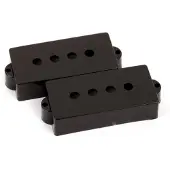 Fender Pickup Cover Precision bas zwart - Basgitaaronderdeel