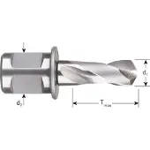 Rotec HSS-E Spiraalboor, weldon 19, ø8x30 - 5389008