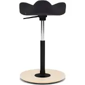 Varier Move zadelkruk, zwart - ergonomisch
