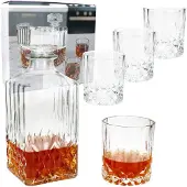MamboCat 5-Delige Whilly Whisky-set - 1x karaf + 4x glazen - 13091