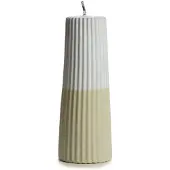 Rustik Lys Outdoor Pilaarkaars Grooved Zand