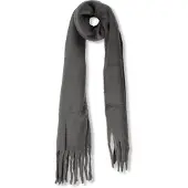 Modstrom Dames Sjaals Arismd Scarf - Grijs - Maat ONESIZE