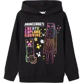 Name It Kids Sweatshirt 'NKMJiz Minecraft' geel / lila / pink / zwart