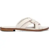 Stefano lauran Dames Slippers 24003 - Wit - Maat 38